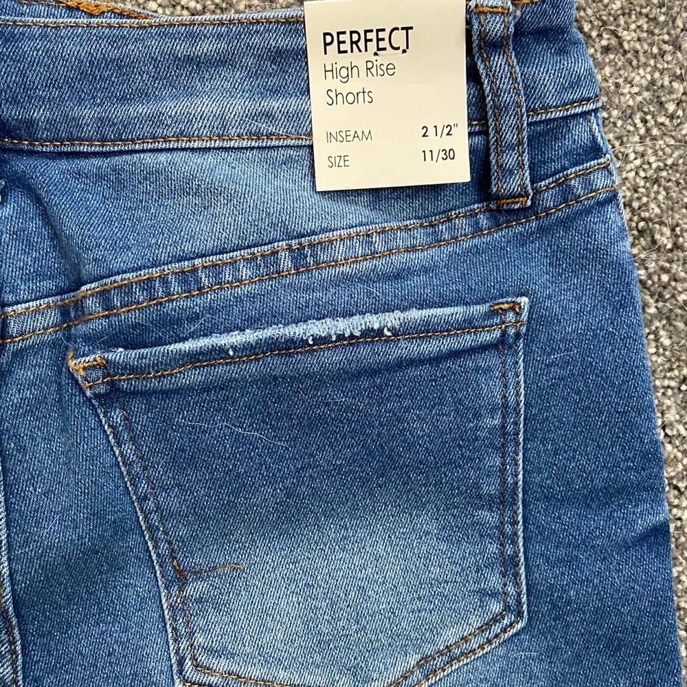 High Rise Jean Shorts - Picture 10 of 11
